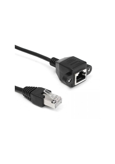 Panel Tipi Rj 45 Dişi Erkek Kablo Panel Tipi Cat5/cat6 Kablo 2m 1 ADET