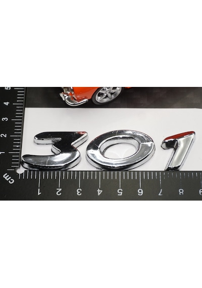 Peugeot 301 Bagaj Krom Abs 3M 3D Yazı Logo Amblem