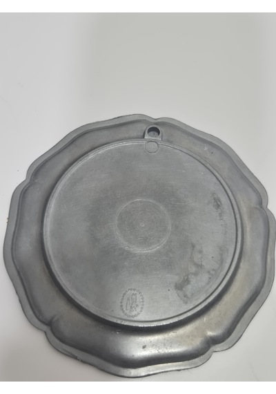 Vintage Zınn Çerçeveli Dekoratif Alıç Bitkisi Temalı Duvar Tabağı 10cm 013