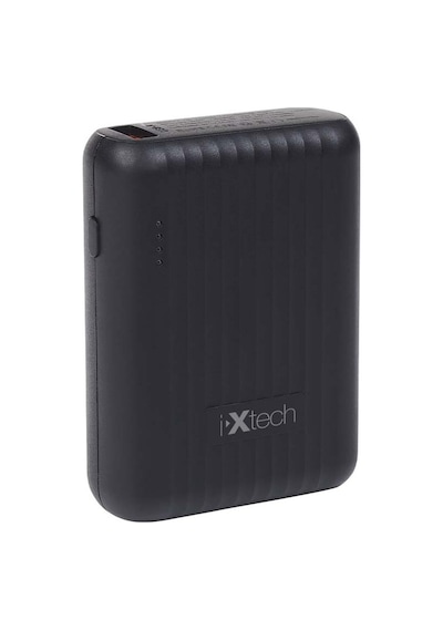 Ixtech Çift Çıkışlı Led Göstergeli Powerbank 10.000 Mah Siyah