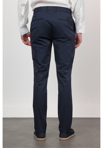 İmza Lacivert Yan Cep Slim Fit Pamuklu Chino Pantolon 1003260168