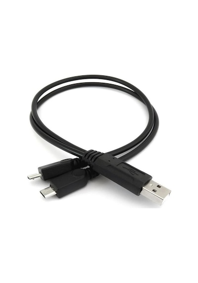Micro Mikro USB Y Kablo Data Power Çevirici Dönüştürücü Adaptör