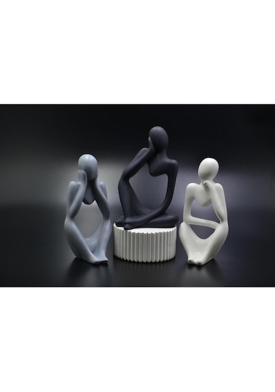 3 Lü Biblo Set Düşünen Kadın 35617210