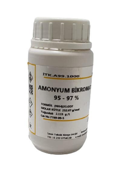 Amonyum Dikromat - 250 Gr
