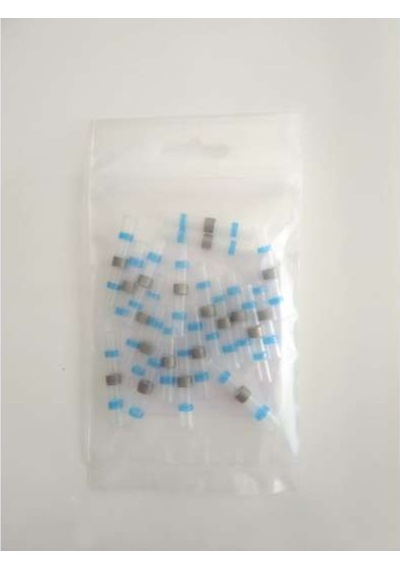 Asafe Isı Büzüşmeli,Kendinden Lehimli,Izole Konnektör 2,5Mm(20Li)