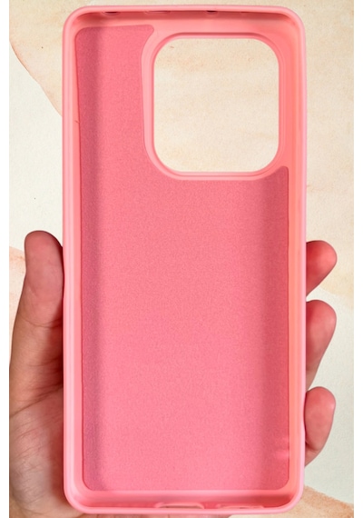 Redmi Note 14 4g Yıldız Tozu Premium Pembe Silikon Kılıf