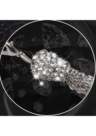 Jaguar Kristal Taşlı Stil Araç Ayna Parfümlü Sarkacı New Style