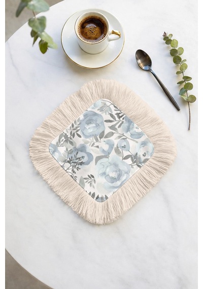 Pastel Çiçek Bahçesi Saçaklı Sunum Peçetesi - Su Grisi Bohem Şıklık Mavi Krem Bardak Altlığı Mendil Adaçayı Kiremit Pastel Çiçek Bahçesi Saçaklı Sunum Peçetesi - Su Grisi Bohem Şıklık Mavi Krem Bardak Altlığı Mendil Adaçayı Kiremit