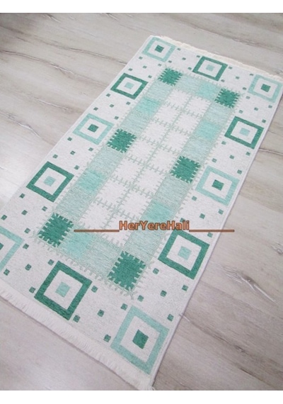 Yamalıhome Şönil Kilim 1420 Turkuaz 80X150Cm