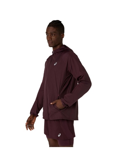 Asics Road Packable Jacket Erkek Bordo Ceket 2011d084-600