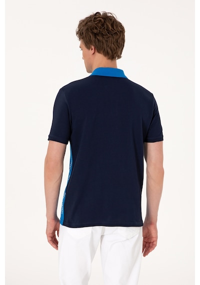 U.S. Polo Assn. Erkek Regular Fit Lacivert Polo Yaka Tişört 50306790-VR033