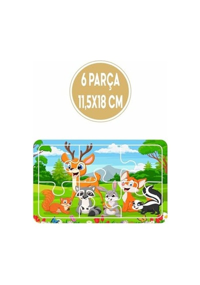 Lipyos Baby Puzzle 6 Parça 6 Adet Puzzle Seti-1