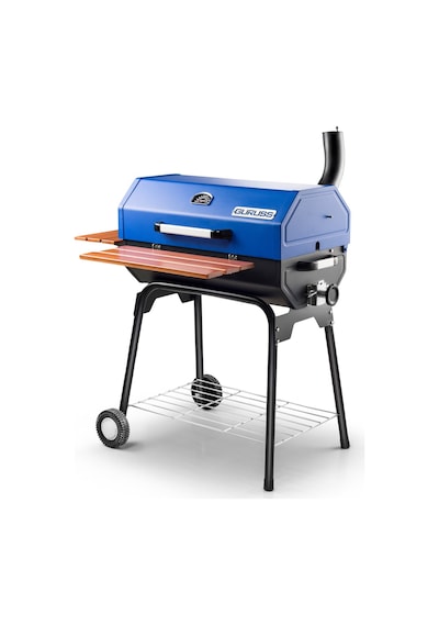 Guruss Cg-075 Kömürlü Barbekü Mangal Tam Set Gece Mavisi Model:grs01