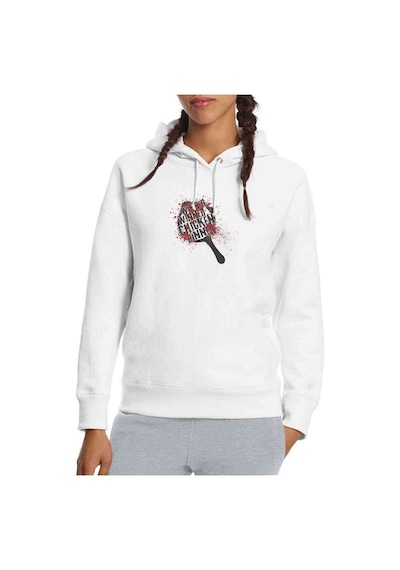 Pubg Winner Tava Baskılı Beyaz Kadın Kapşonlu Sweatshirt (534809005)