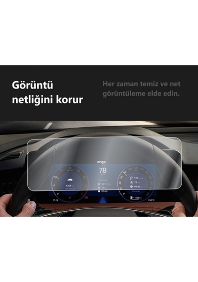 Skoda Superb 10.25 İnç Mat Ekran Koruyucu Dijital Gösterge