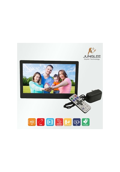 10 İnç Dijital Fotograf Çerçevesi Led Hd Ekran Usb/sd Mp3/mp4 Çalar Video Oynatma Uzaktan Kumandalı