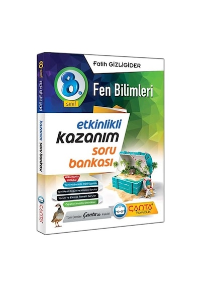 Çanta Yayınları 8.Sınıf Fen Bilimleri Etkinlikli Kazanım S.B