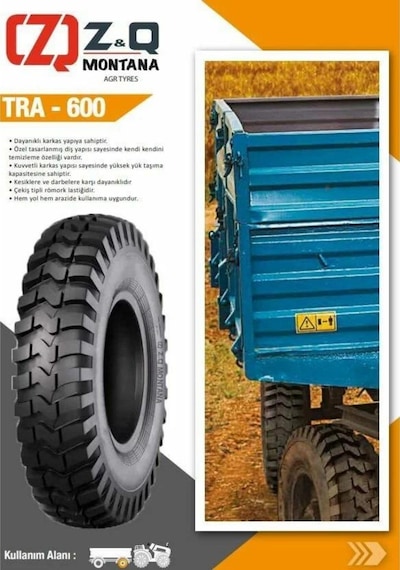 7.50-16 12 Pr Kat Tt Tra-600 Römork Lastiği