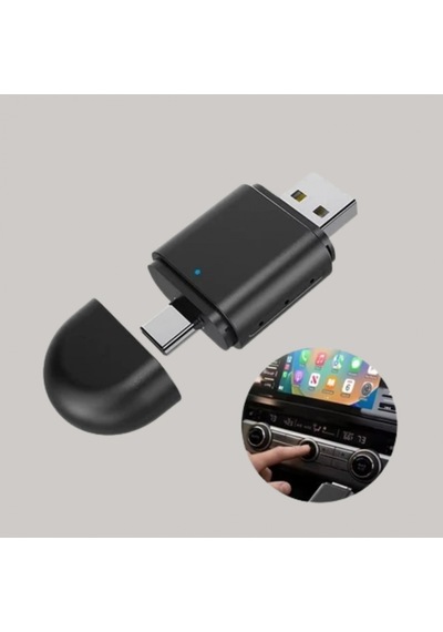 Kablosuz Carplay Ve Android Auto Adaptörü Usb-a & Type-c, Bluetooth 5.4, Wi-fi 6