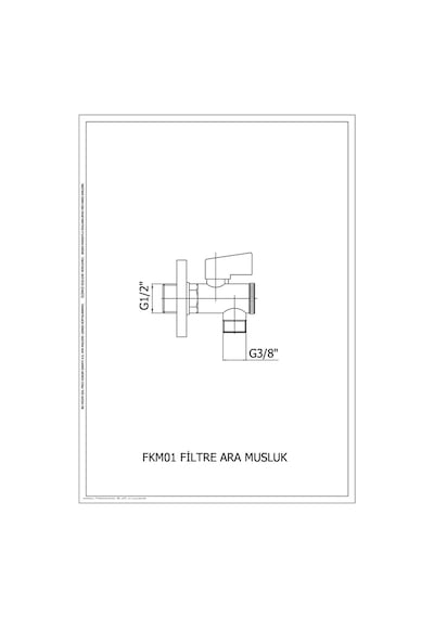 Gpd Fkm01 Filtre Ara Musluk