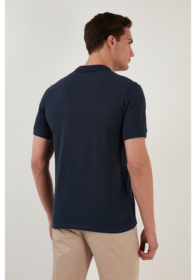 Buratti Pamuklu Regular Fit Düğmeli Erkek Polo Yaka T Shirt 5902127 Indigo
