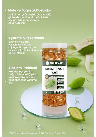 Kudret Narı Yağı Softjel 90 Kapsül 1300 Mg