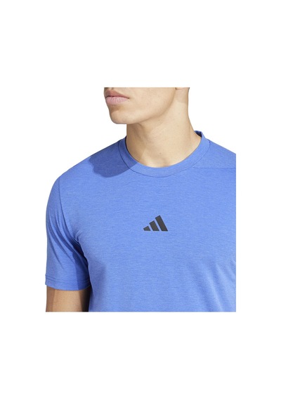 Adidas Erkek Designed For Training Antrenman Mavi Tişört Is3816 001