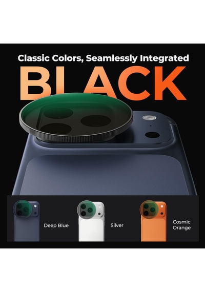 K&f Concept İphone 17 Pro Ve Pro Max İçin Ayarlanabilir Nd2-32 Filtre Black