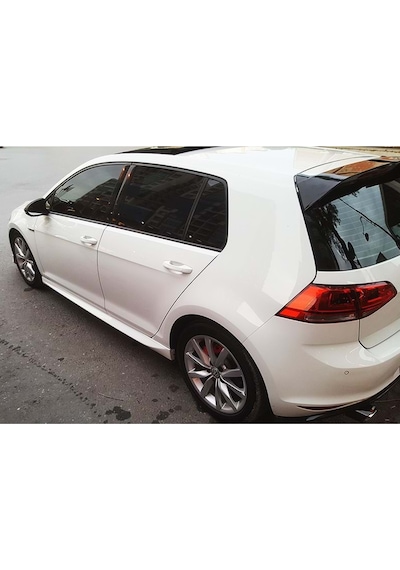 Vw Golf 7 Aero Yan Marşpiyel Seti Mat Siyah Plastik 2 Adet 2012-2019