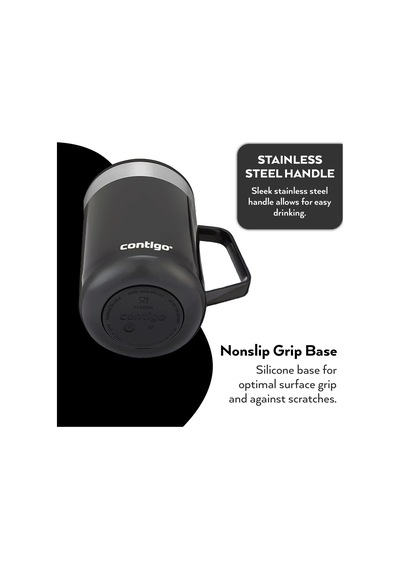 Contigo Streeterville Vakumlu Masa Kupasi 420 Ml Siyah