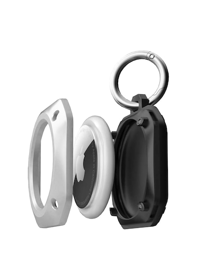 Buff Tagsafe Proshield Taşınabilir Anahtarlık Apple Uyumlu AirTag Kılıf White