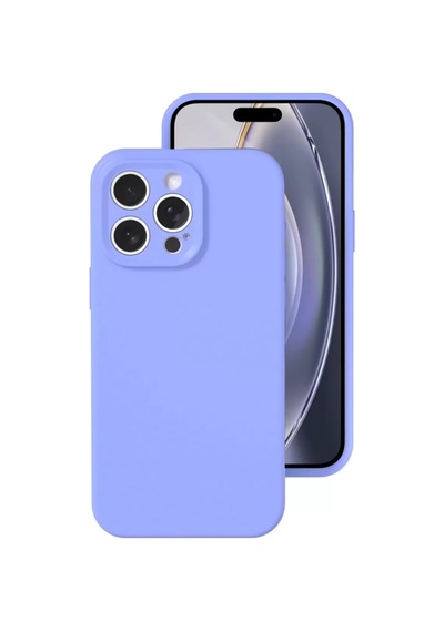 Newface Apple İphone 16 Pro Kılıf Nano İçi Kadife Silikon - Lila