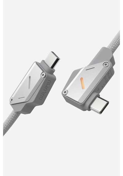 M07 Alüminyum L Uçlu Usb-c 240w Yüksek Hızlı Şarj Ve Veri Kablosu 1.2metre 90 Derece