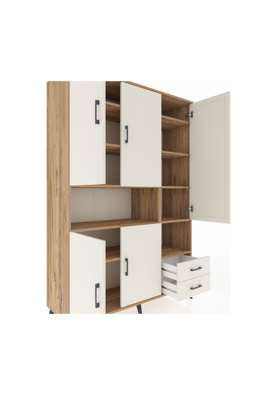 Hyperion Dolap 10 Raflı 2 Çekmeceli 5 Kapaklı 132x44x195 Çam-aytaşı/aytaşı Aytası/aytası Hyperion Dolap 10 Raflı 2 Çekmeceli 5 Kapaklı 132x44x195 Çam-aytaşı/aytaşı Aytası/aytası