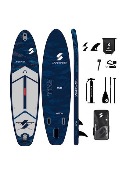 Savaboards Titan 11' 335x86x15 Cm Premium Şişme Paddle Board Sup Seti 185 Kg
