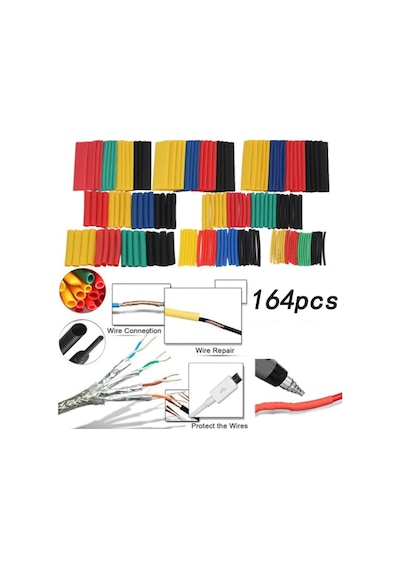 Mucit Home Makaron Set Isı Ile Daralan Kablo Seti 164 Parça 8 Boy