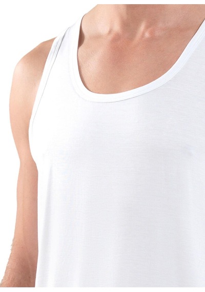 Blackspade 9305 Silver Erkek %94 Modal Atlet Beyaz