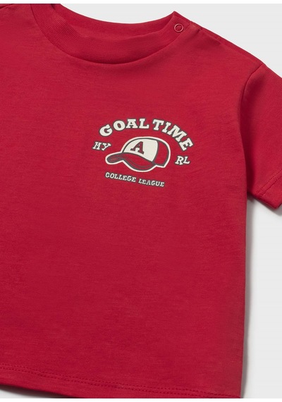 Mayoral Erkek Bebek Sırt Baskılı Tshirt Kırmızı KIrmızı