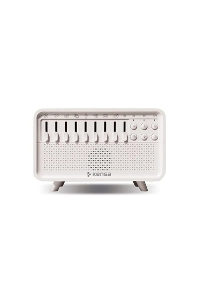 Alev Efektli White Noise Aromaterapi Hava Nemlendirici Bluetooth Hoparlörlü 200 Ml Difüzör