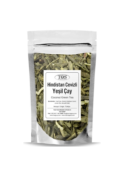 Tos The Organic Spices Hindistan Cevizli Yeşil Çay 250 G