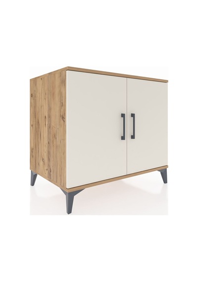 Kronos Şifonyer Tek Raflı 2 Kapaklı 88x59x80 Çam-aytaşı Çam