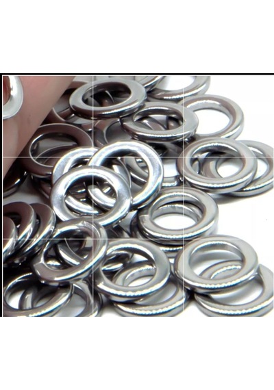 Solid Halka - 6,4 Mm - Jig Assist İğne Bağlantı Halkası - 10 Adet