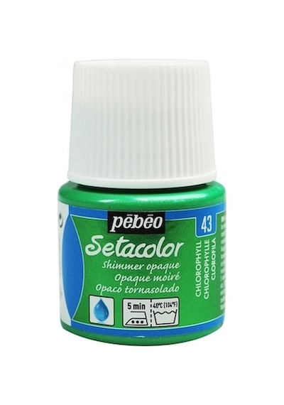 Pebeo Setacolor Shimmer Pırıltılı Opak Kumaş Boyası 43 Chloroph