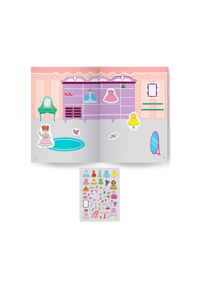 500+ Sticker Kitabım Prensesler