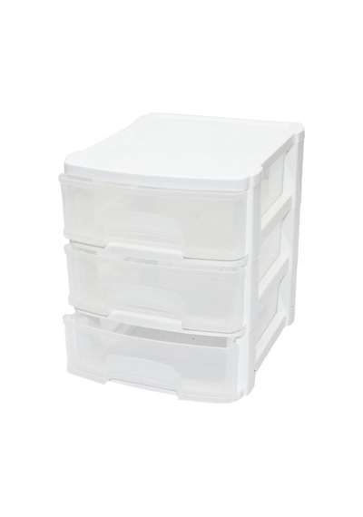 Tonton - No:0 Çekmece 3 Katlı 17.5x14.4x16.9cm 5468 Çok Renkli