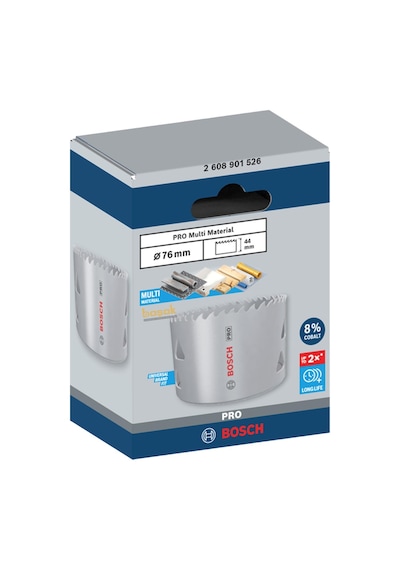 Bosch Pro 76 Mm Multi Vidalı Bi-metal Panç 2608901526