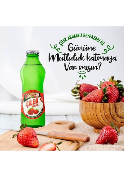 Beypazarı Doğal Maden Suyu Çilek Aromalı 6 x 200 ML
