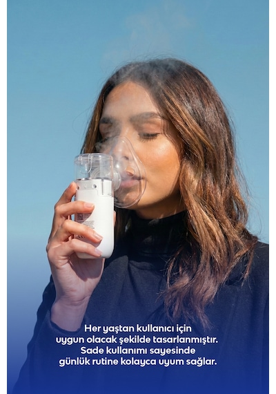 Çocuk Ve Yetişkinler İçin Taşınabilir Şarjlı Mesh Nebulizatör