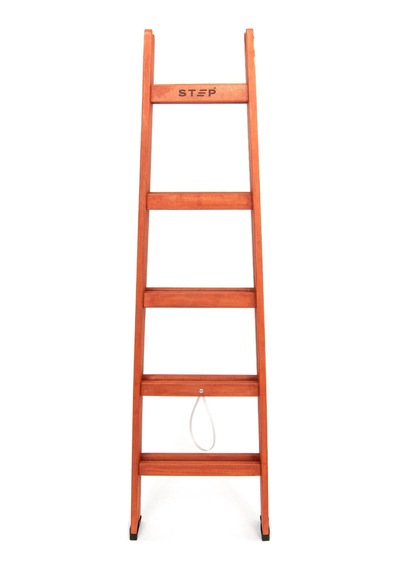 Step 5 Basamaklı Çift Çıkışlı Ahşap Merdiven Yükseklik 1.70 M