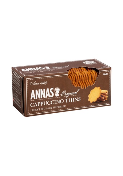 Anna's Cappuccino Bisküvi 150g - İsveç Lezzeti 4'li Avantaj Paketi - 4 Adet Tarı